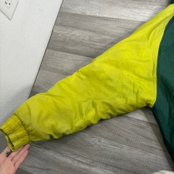 Vintage Green Bay Packers Puffer Jacket Game Day Logo 7 Size XL - Picture 4 of 11